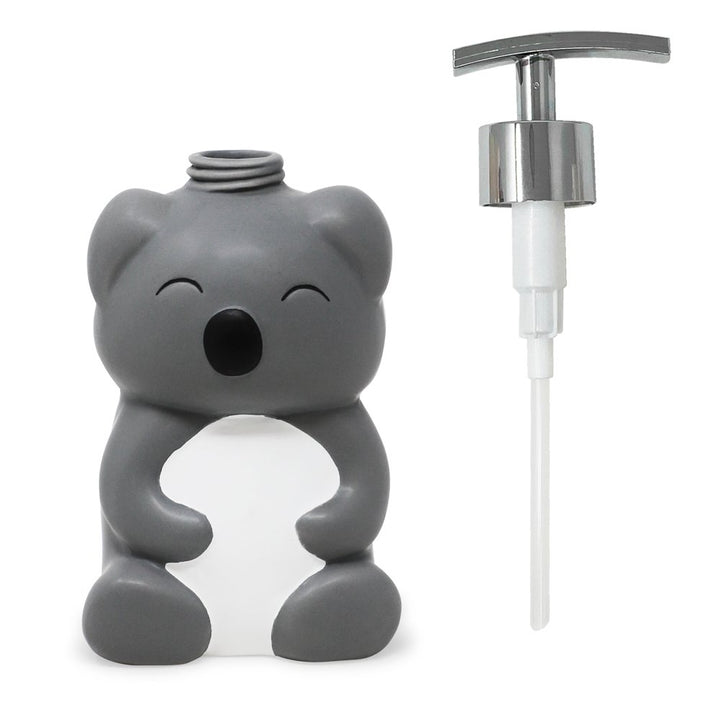 Isaac Jacobs Ceramic, Liquid Soap Pump/Lotion Dispenser with Silver Metal Pump, Great for Bathroom, Kitchen Countertop, Bath Accessory