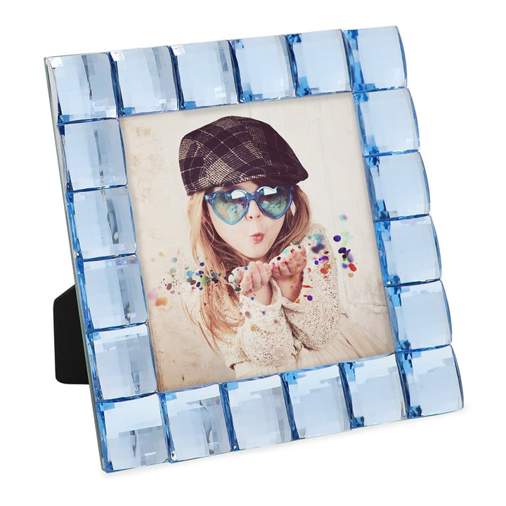 Isaac Jacobs Decorative Sparkling Jewel Picture Frame, Photo Display &amp; Home Décor