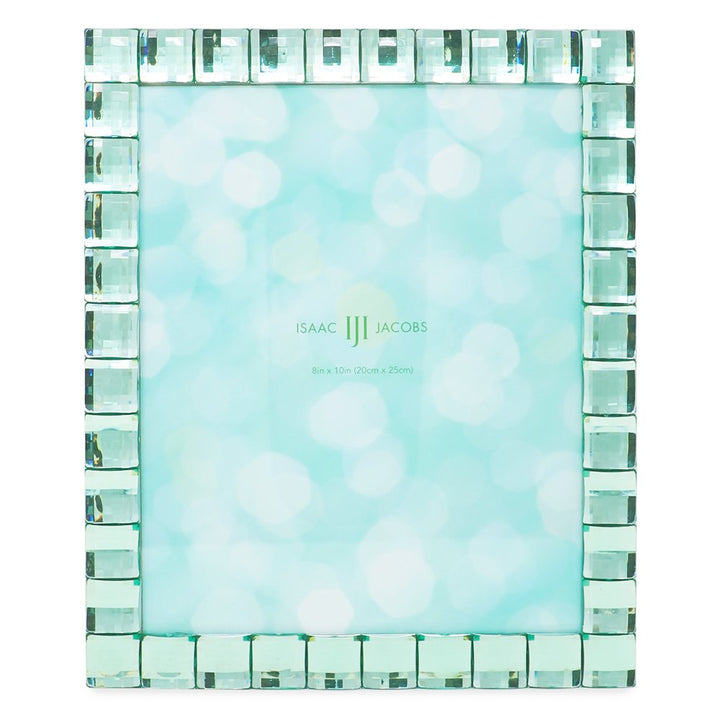 Isaac Jacobs Decorative Sparkling Jewel Picture Frame, Photo Display &amp; Home Décor