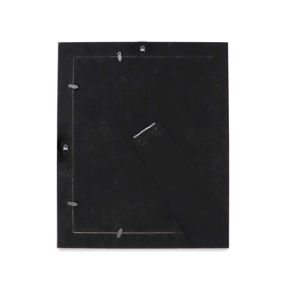 Isaac Jacobs Mirror Bead Picture Frame - Classic Mirrored Frame with Dotted Border Made for Wall Display, Tabletop, Photo Gallery and Wall Art