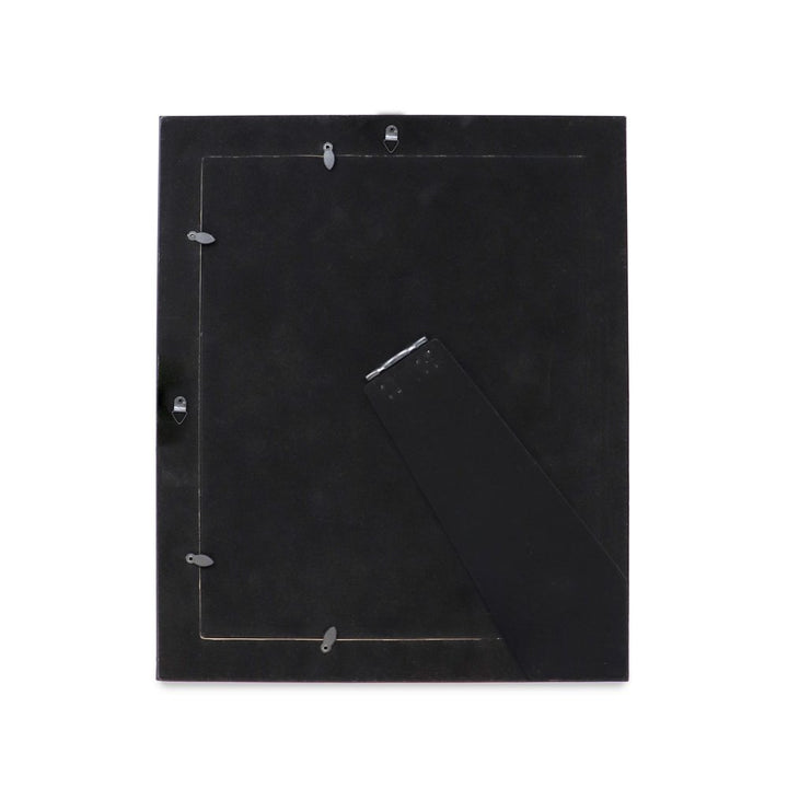 Isaac Jacobs Mirror Bead Picture Frame - Classic Mirrored Frame with Dotted Border Made for Wall Display, Tabletop, Photo Gallery and Wall Art