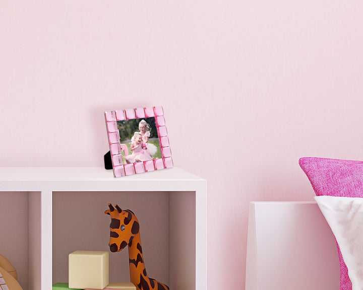 Isaac Jacobs Decorative Sparkling Jewel Picture Frame, Photo Display &amp; Home Décor