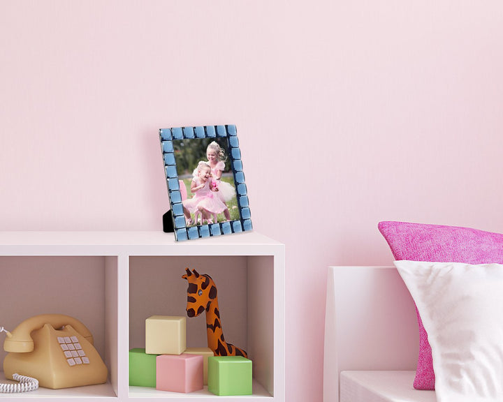 Isaac Jacobs Decorative Sparkling Jewel Picture Frame, Photo Display &amp; Home Décor