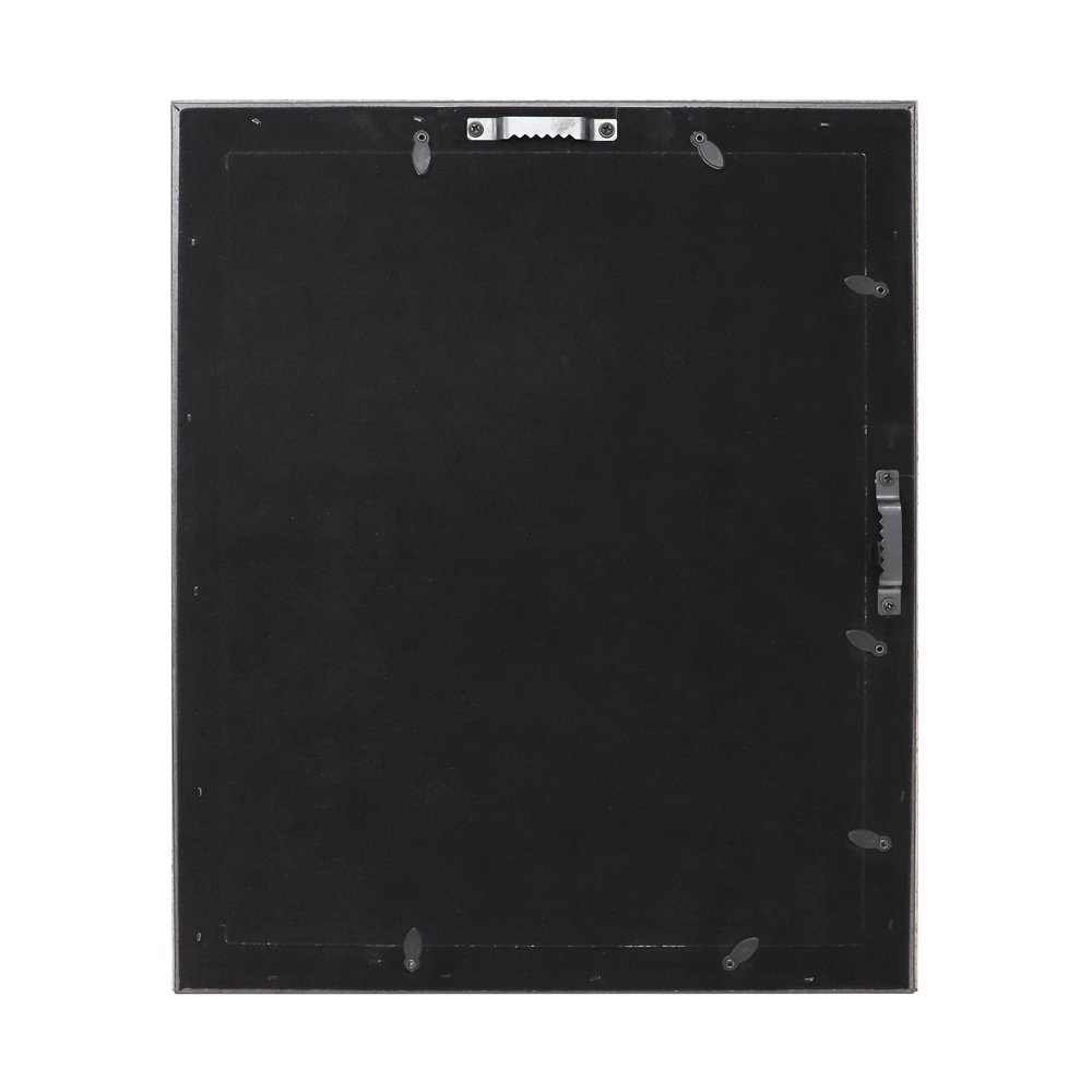 Isaac Jacobs Beveled Mirror Picture Frame - Classic Mirrored Frame with Slight Slanted Angle Made for Wall Décor Display, Photo Gallery and Wall Art