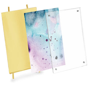 Isaac Jacobs Magnetic Acrylic Metal Easel Frame