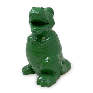 Isaac Jacobs Ceramic Dinosaur Money Bank, T-Rex Piggy Bank, Dino Room Décor, Coin Bank, Gift for Boys or Girls, Tyrannosaurus