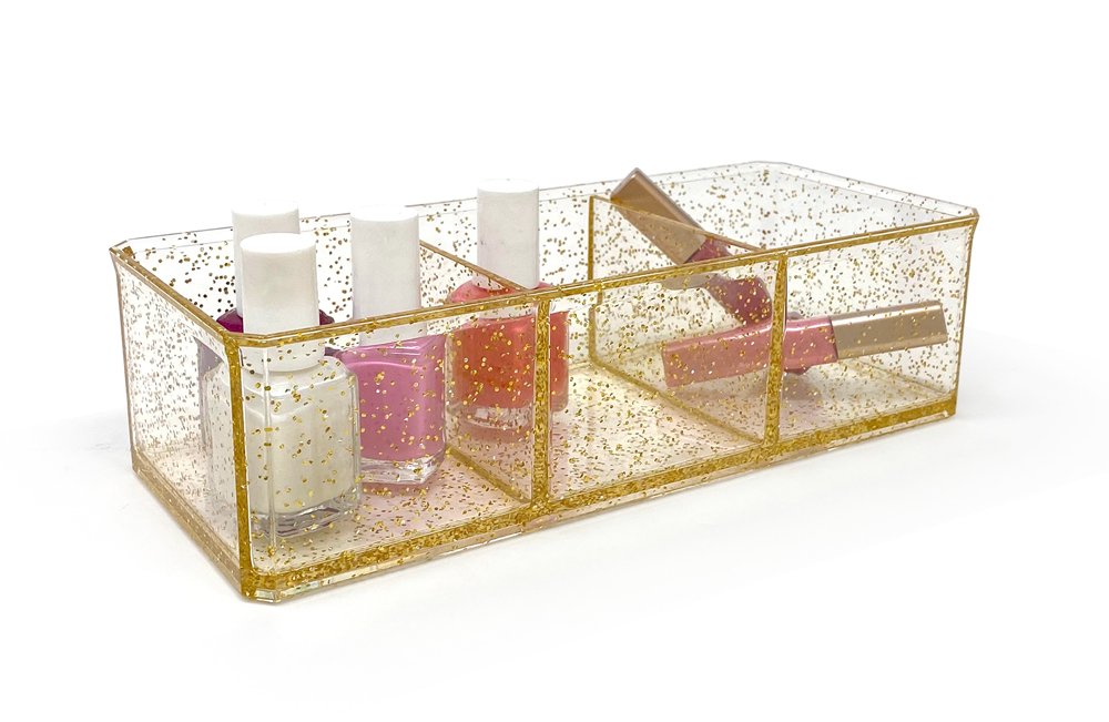 Isaac Jacobs 6-Tray Clear Acrylic Organizer Set, (Six Individual Trays –  Isaac Jacobs International