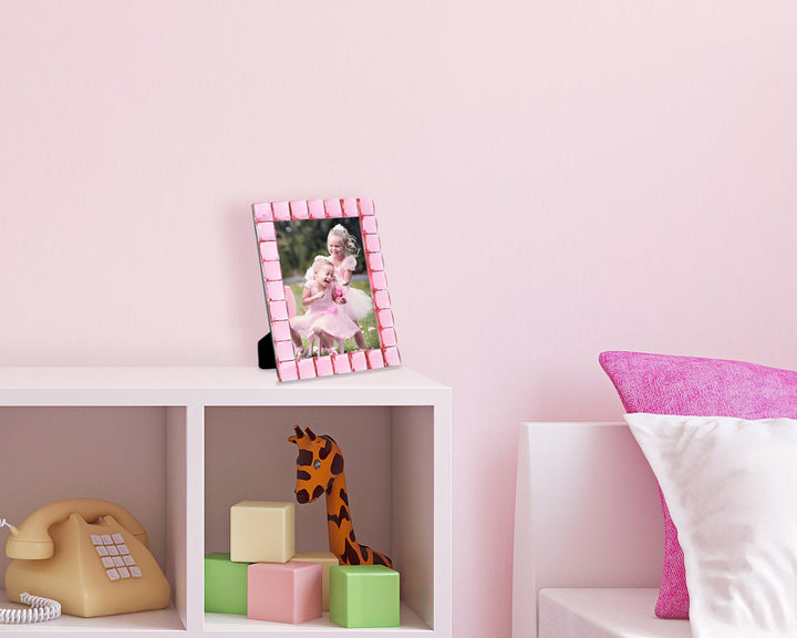 Isaac Jacobs Decorative Sparkling Jewel Picture Frame, Photo Display &amp; Home Décor