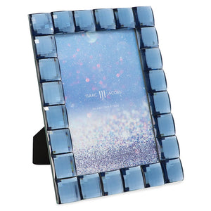 Isaac Jacobs Decorative Sparkling Jewel Picture Frame, Photo Display & Home Décor