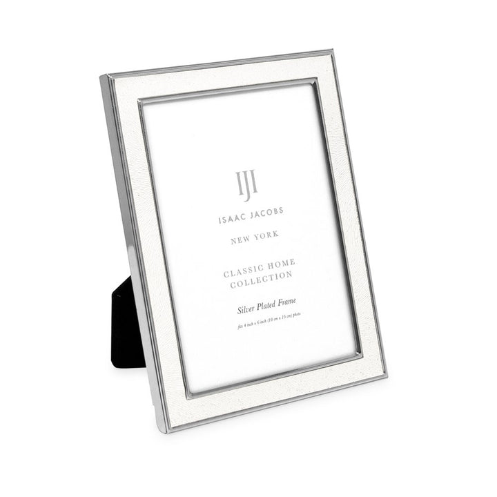 Isaac Jacobs Leather (Vertical &amp; Horizontal) &amp; Metal Picture Frame, with Black Fabric Easel, Wall-Mountable, Made for Tabletop, Wall-Hanging, Home or Office