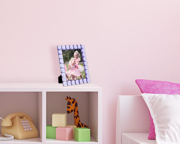 Isaac Jacobs Decorative Sparkling Jewel Picture Frame, Photo Display &amp; Home Décor