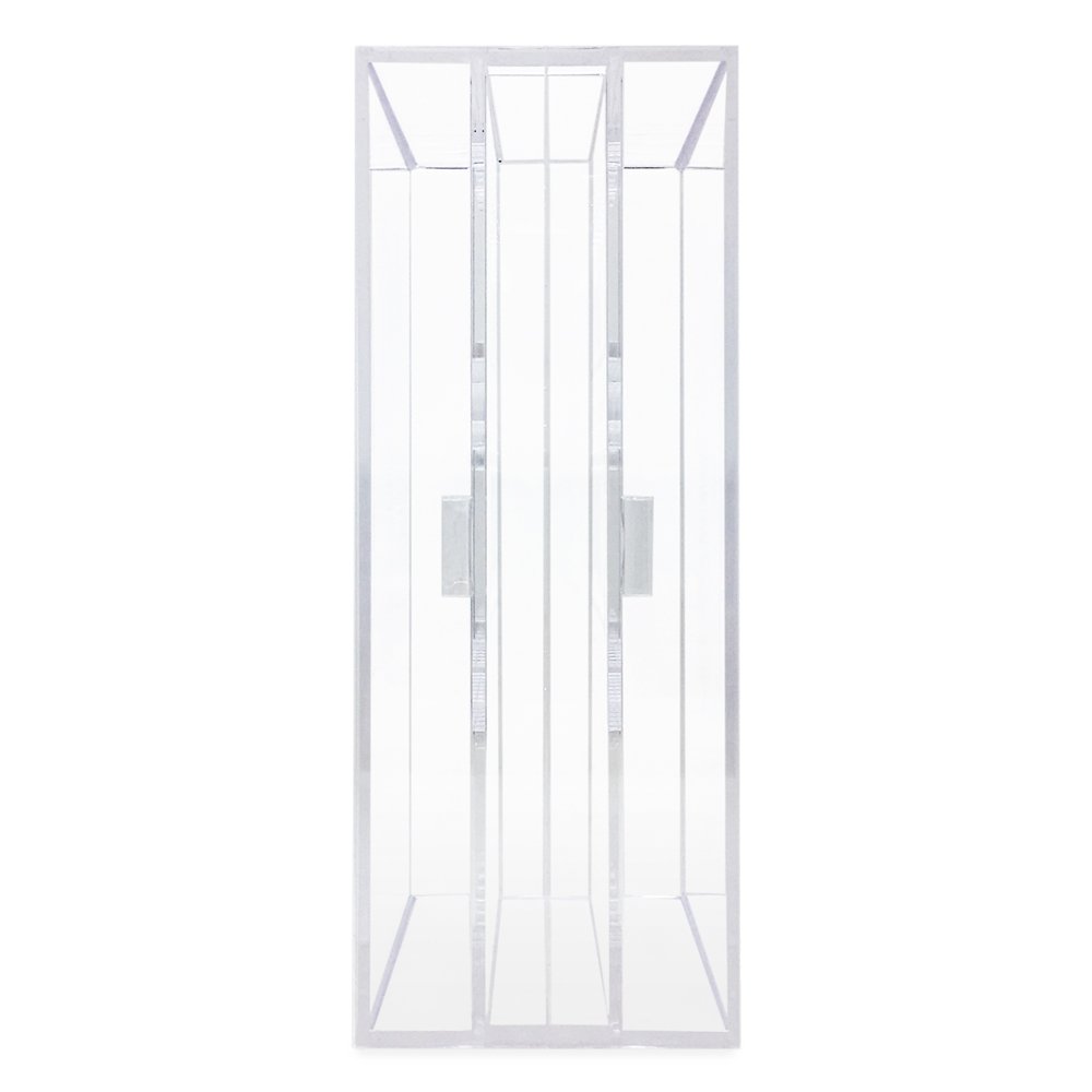 Isaac Jacobs 2 Drawer Acrylic Earring Holder, Jewelry Organizer Case (Holds up to 48 Pairs)