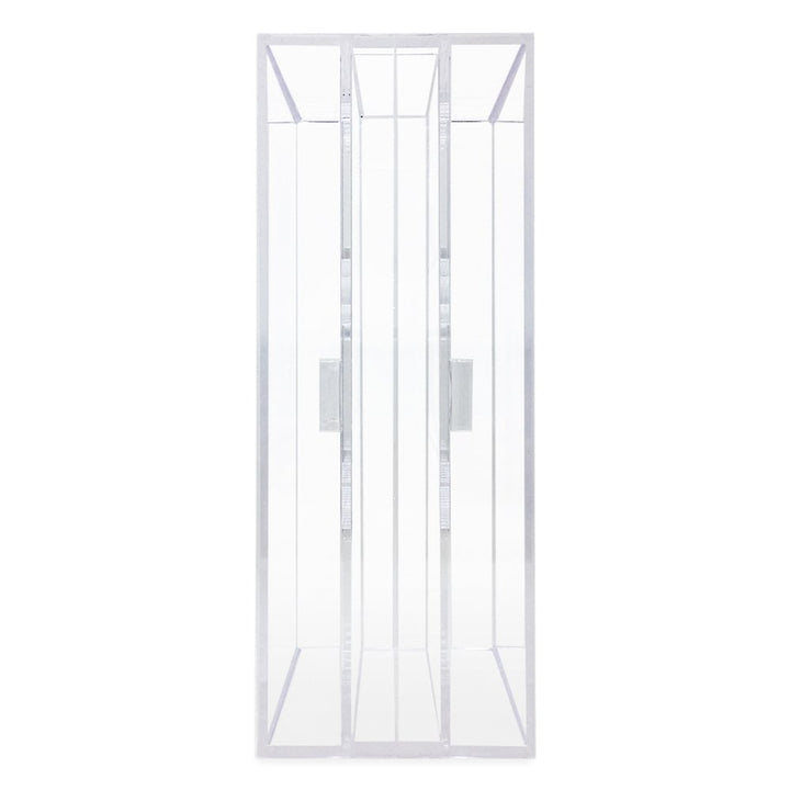 Isaac Jacobs 2 Drawer Acrylic Earring Holder, Jewelry Organizer Case (Holds up to 48 Pairs)