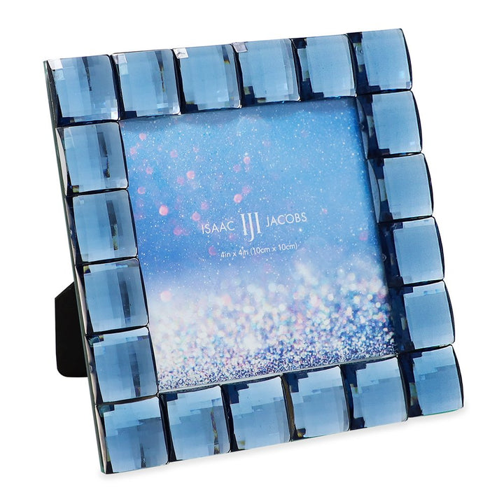 Isaac Jacobs Decorative Sparkling Jewel Picture Frame, Photo Display &amp; Home Décor