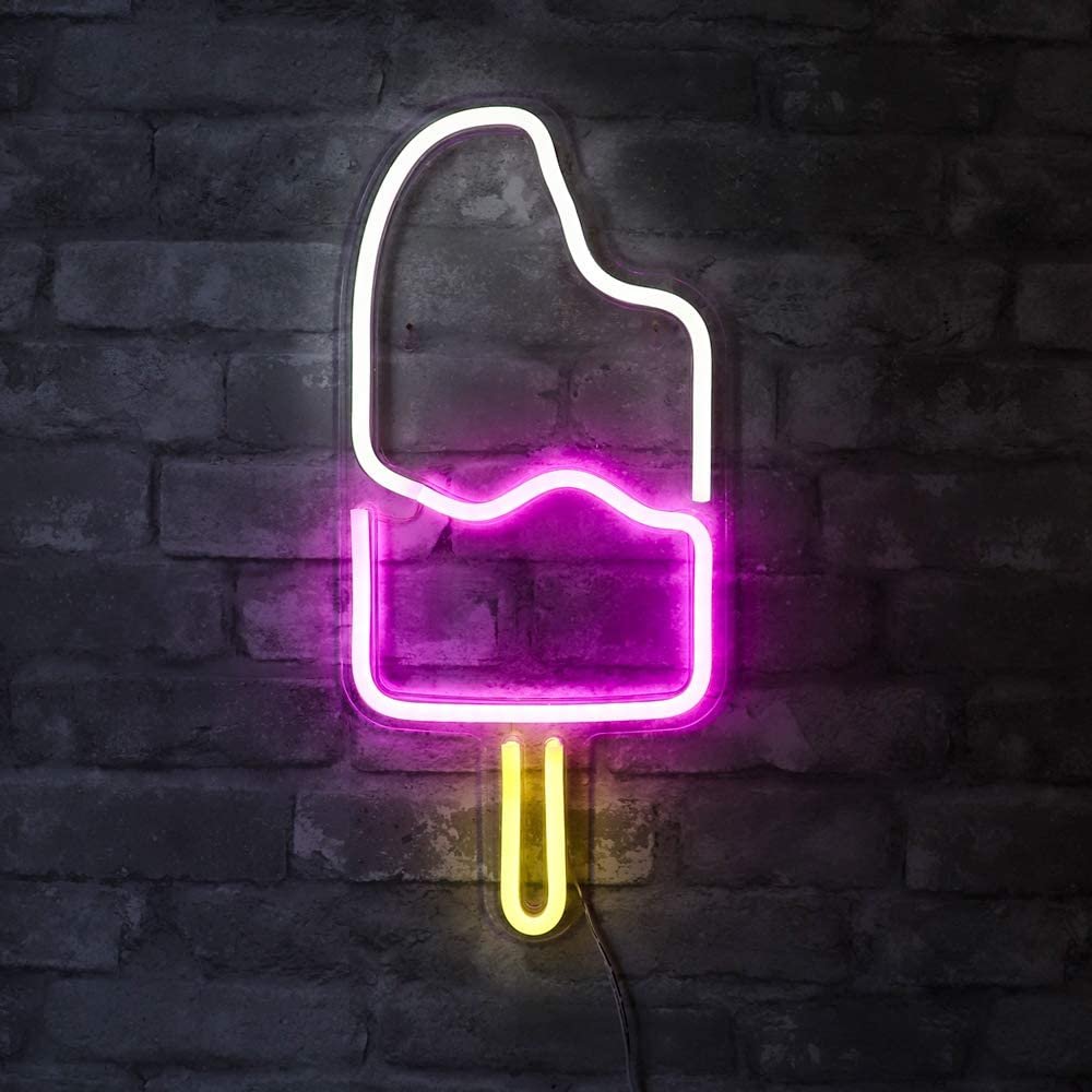 Insegna Luminosa LED Isaac Jacobs A Forma Di Rosa – 38x23 Cm, Luce Fredda, Alimentazione USB, Perfetta Per Decorazioni Camera