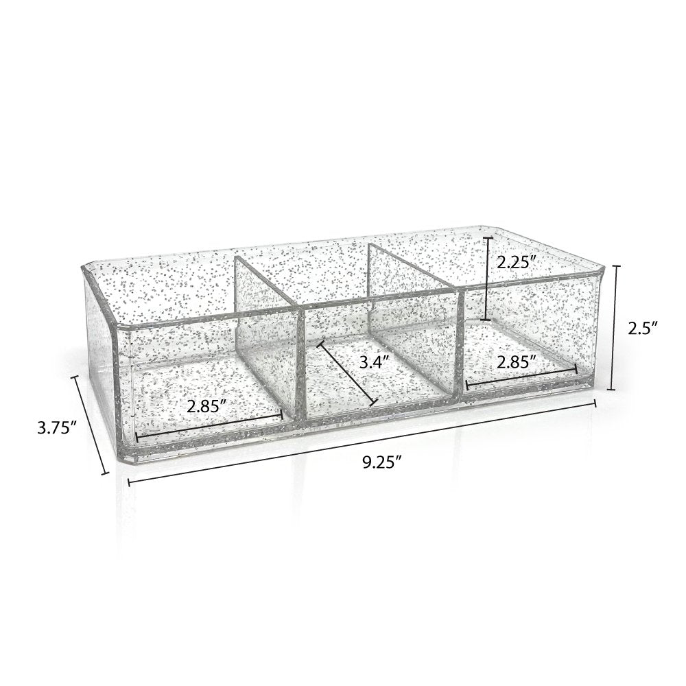 Isaac Jacobs 6-Tray Clear Acrylic Organizer Set, (Six Individual Trays –  Isaac Jacobs International