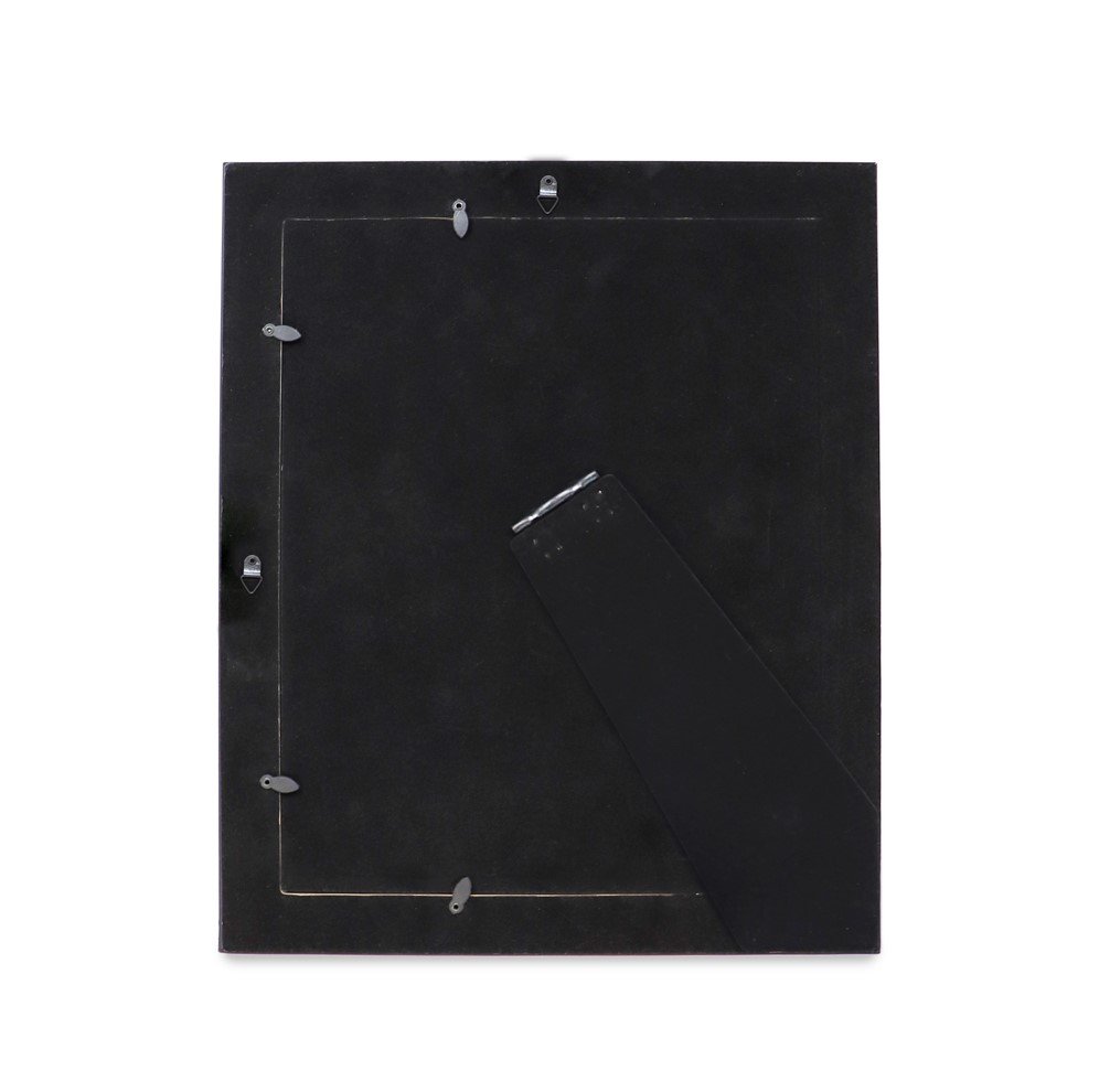 Isaac Jacobs Mirror Bead Picture Frame - Classic Mirrored Frame with Dotted Border Made for Wall Display, Tabletop, Photo Gallery and Wall Art