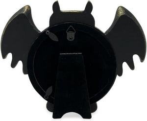 Isaac Jacobs 4x4 Bat-Shaped Picture Frame With Ears And Wings Detail, Photo Tabletop & Wall Display Hanging Display & Home Décor