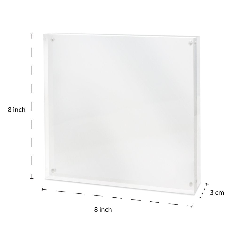 Isaac Jacobs Super Thick Acrylic Magnetic Block Frame