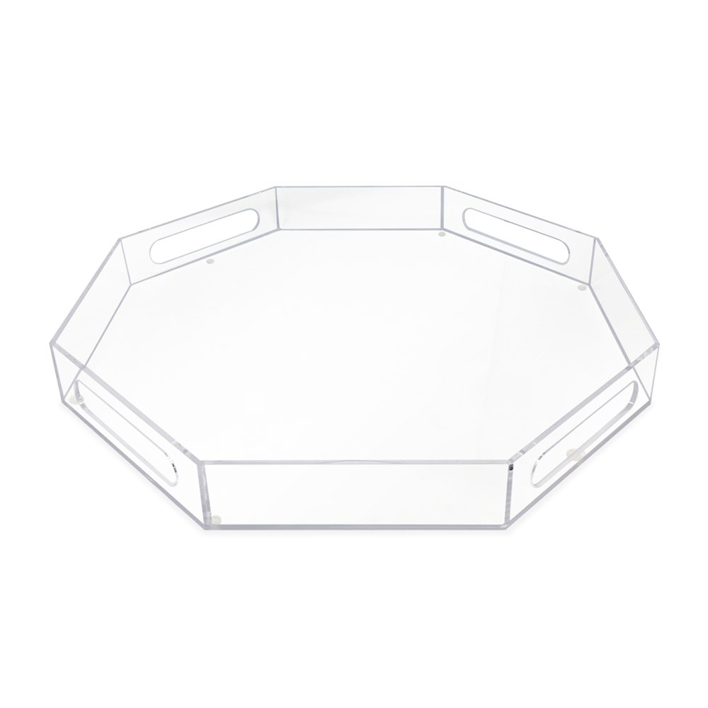  Isaac Jacobs Clear Acrylic Serving Tray (11x14) with