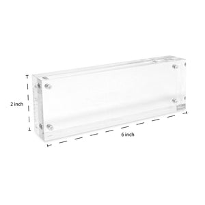 Isaac Jacobs Super Thick Acrylic Magnetic Block Frame