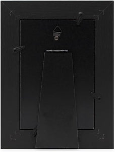 Isaac Jacobs Wood Sentiments "Papa" Picture Frame, Keepsake Photo Frame with Easel and a Hanging Tabs for Tabletop, Desktop & Wall Display