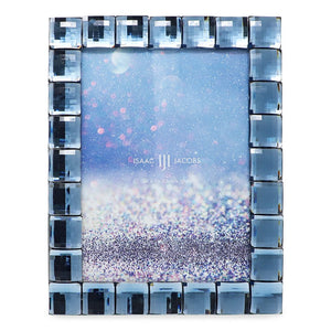 Isaac Jacobs Decorative Sparkling Jewel Picture Frame, Photo Display & Home Décor